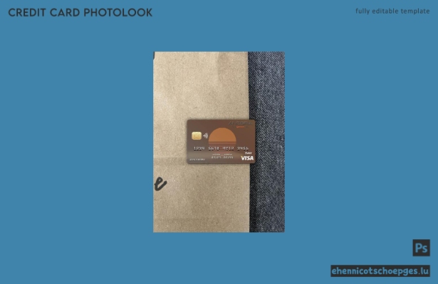 Zypern Ancoria Bank Visa-Karte Fotoansicht Beispielvorschau